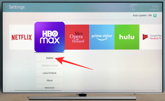 Cómo actualizar la aplicación HBO Max en el televisor Samsung