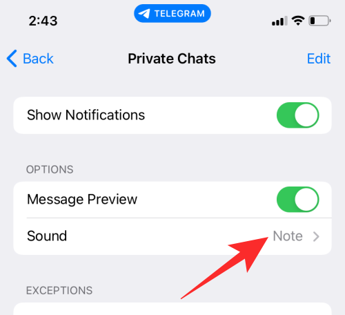 Cómo cambiar el sonido de notificación para una aplicación específica en iOS 17 en iPhone