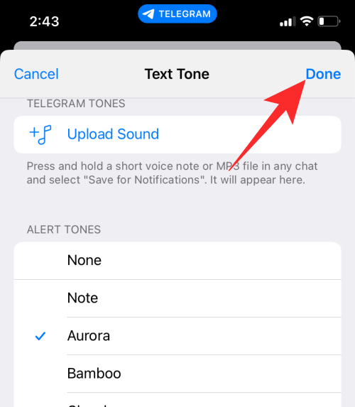 Cómo cambiar el sonido de notificación para una aplicación específica en iOS 17 en iPhone