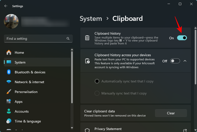 Cómo sincronizar y usar el portapapeles entre Windows 11 y Android usando su ID de Microsoft