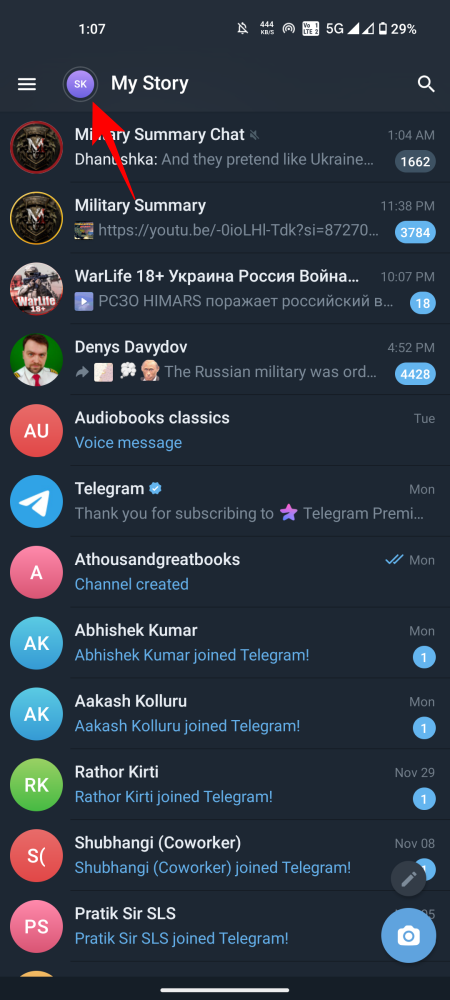 Cómo ver fácilmente historias de Telegram de forma anónima usando el modo oculto