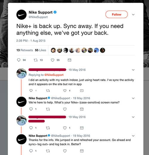 Nike-Customer-Support-Twitter