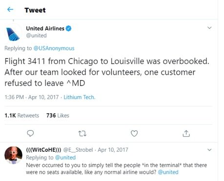 United Airlines Tweet